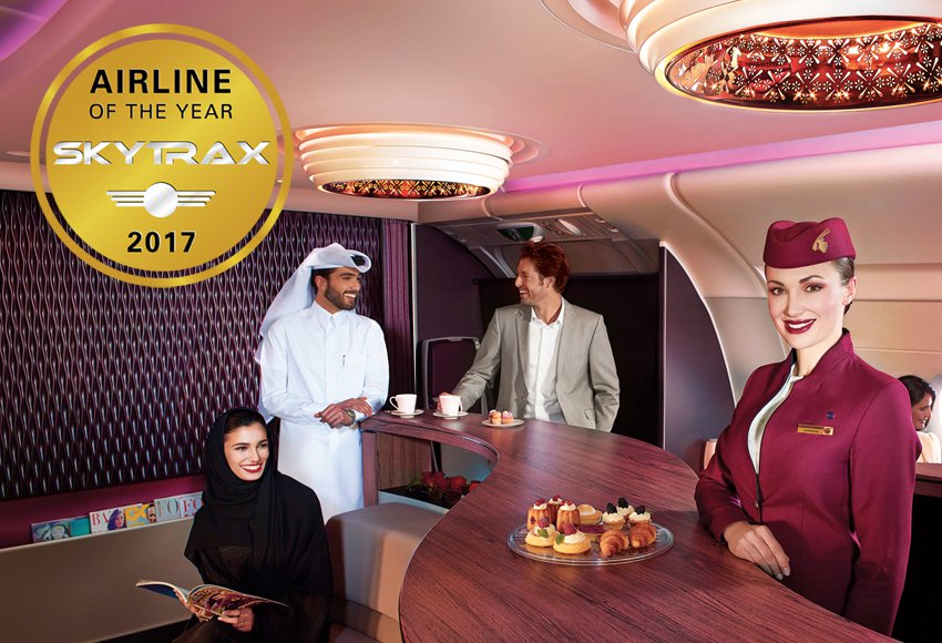 格付け会社の航空会社ランキング2017、世界1位はカタール航空、ANAが3位で日系2社がランクアップ
