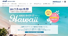 ANAセールス、ハワイ旅行の販売再開、コロナ対策徹底で来年1月出発分から