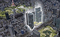 東京・港区に「ラッフルズホテル」、日本初進出、バトラー付きの全130室、世界貿易センタービルの建替えプロジェクトで